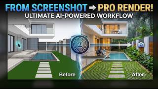 Screenshot to Pro Render The Ultimate AI Architecture Workflow