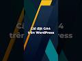 Cài đặt GA4 trực tiếp vào website WordPress #ga4 #googleanalytics4 #googleanalyticstutorial
