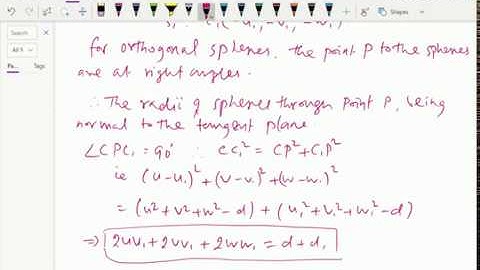 Analytical solid geometry : - ( Orthogonal spheres ) - 82.