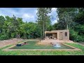 How We Built the luxurious bamboo Mud Villa has a stunning Swimming Pool and Jungle Surroundings