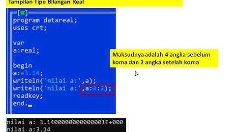 Bahasa Pemrograman Pascal - Input dan Output - Part 2