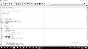 Simple chat application between multiple clients and server - python عربي