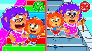 Lion Family | Secret in Mommy’s Tummy😻 New Sibling Song | Cartoon for Kids