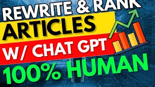 ChatGPT Rewrite Article + 100% Human Conte - Bypass AI Content detection + SEO screenshot 5