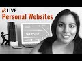 Academic personal websites how to get started live with jennifer van alstyne