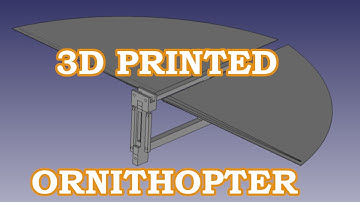 3D Printed Ornithopter