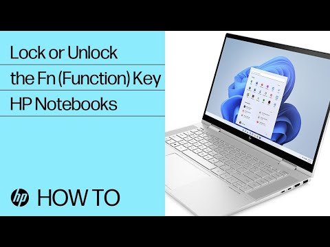 Video: Hoe vergrendel en ontgrendel ik de Fn-sleutel HP laptop?
