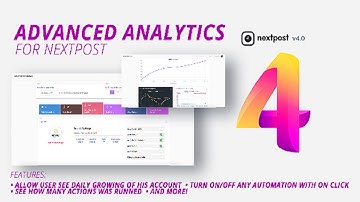 Nextpost Module Advanced Analytics Get daily Instagram reports and statistics