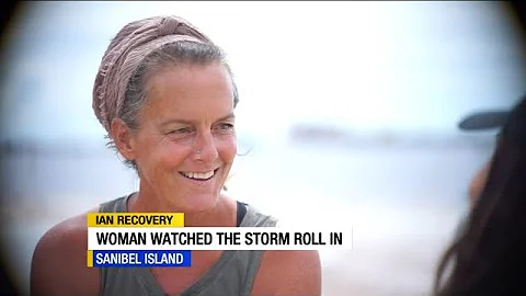 Sanibel woman survives Hurricane Ian on the island...