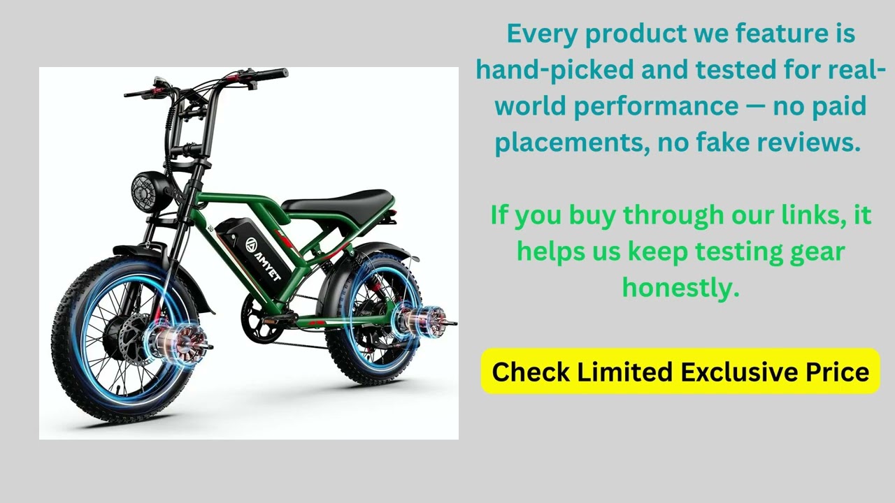 AMYET S8 Peak 3000W Dual Motor AWD Electric Bike for Adults Review | 48V 25Ah Battery