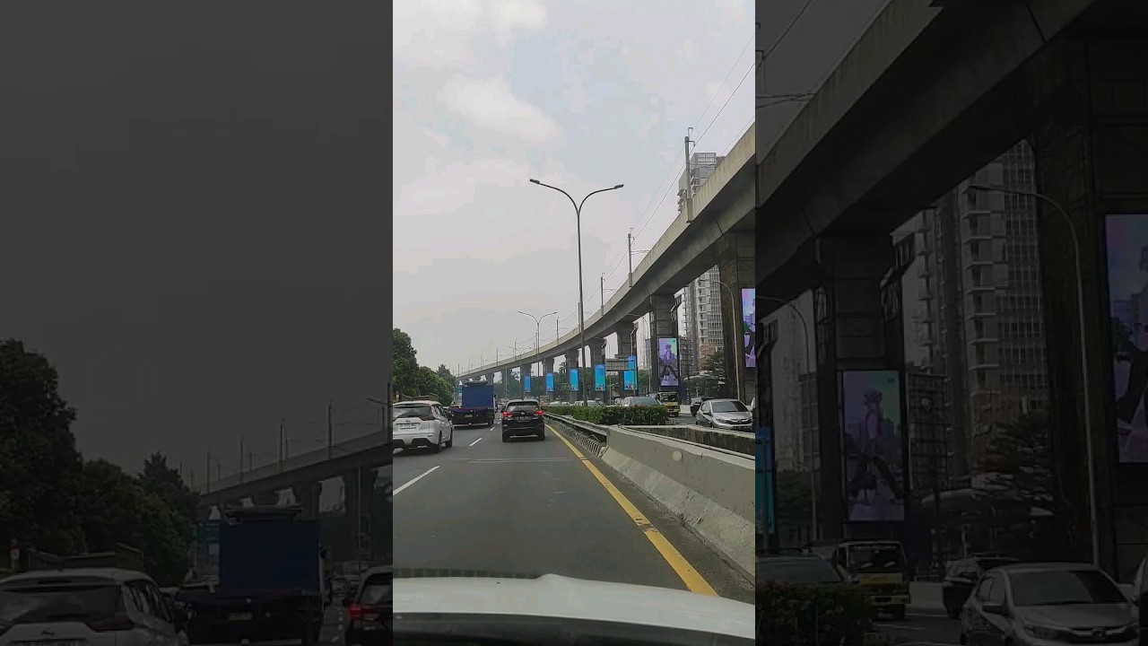 RUTE PERJALANAN dari JAKARTA Menuju MASJID AT THOHIR BOGOR VIA TOL  ANDARA JAGORAWI #shorts