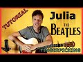 Como Tocar Julia The Beatles - Tutorial Para Guitarra Acústica (Fingerpicking)