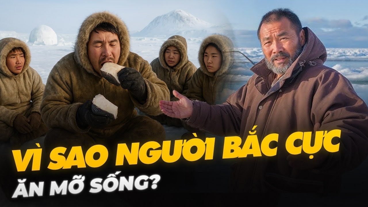 VÌ SAO NGƯỜI BẮC CỰC ĂN MỠ SỐNG?
