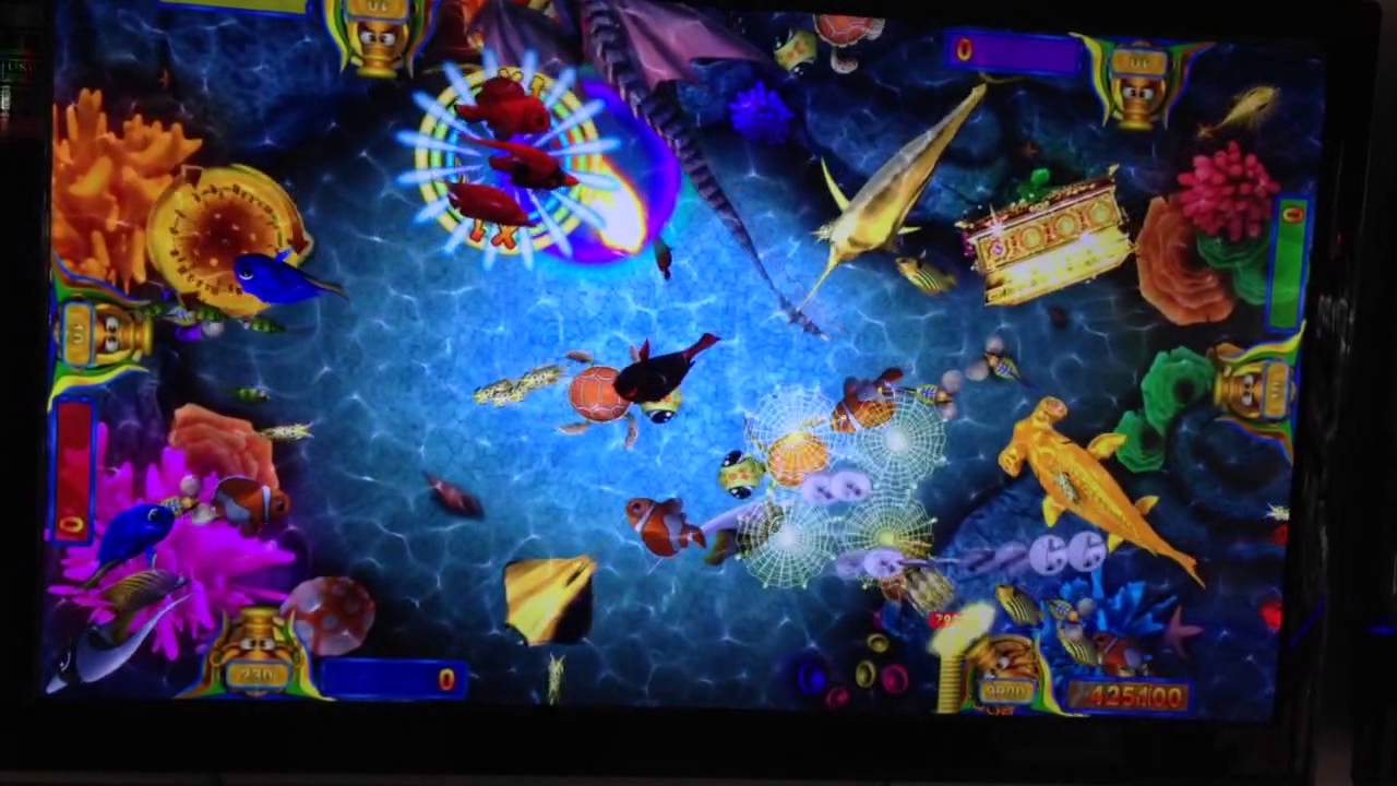 Amazing 9900 cannon fishing hunter amusement game machine!