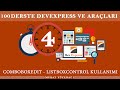 Devexpress Ders 4 / Comboboxedit - Listboxcontrol Kullanımı