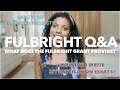 FULBRIGHT Q&A | U.S. STUDENT RESEARCH GRANT | PHD CANDIDATE | SCHOLAR NOIRE