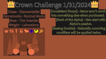Crown Challenge 1/31/2024 - Randomly Generated Droids