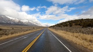 Driving Desert Highways Through Rural Utah in 4k Video