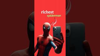 richest spiderman ever 🤯 #marvel #shorts