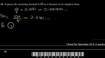 GCSE Maths June 2012 EdExcel Higher Tier Paper 1 Q23 & Q24 page 24