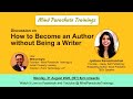 How to become an author without being a writer  jyotsna ramachandran  miliind dighe