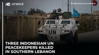 Three Indonesian UN peacekeepers killed in southern Lebanon