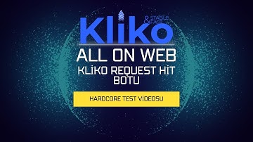 Kliko Request Hit Botu Hardcore Test Videosu | Google Request Botu ile Gerçek Trafik Gücü