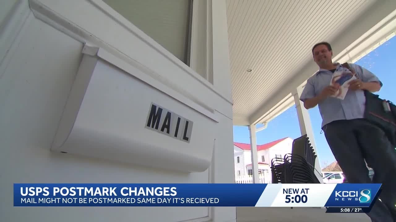 U.S. Postal Service adopts new rule changing postmarks
