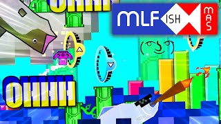 EXTREME COIN! | (All Coins, Unrated Demon) MLFishmas by fishbass and More - Geometry Dash screenshot 5