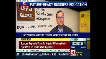 SP Jain Group’s Founder & President Nitish Jain speaks with ET Now on the revolutionary AI Tutor