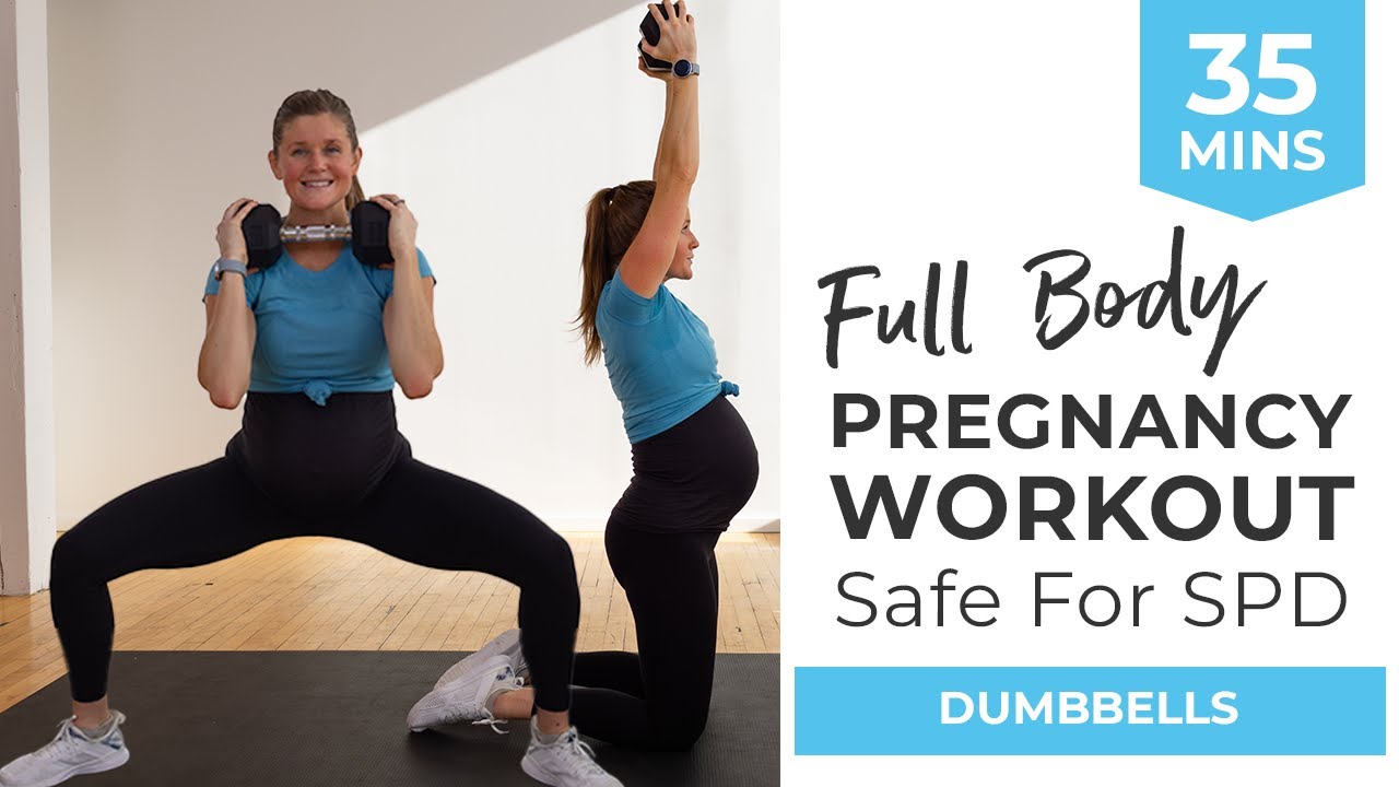 30 Minute Full Body Pregnancy Workout Safe For Sciatica And Spd Youtube