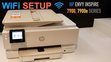 HP Envy Inspire 7900, 7900e WiFi Setup, Connect To Router.