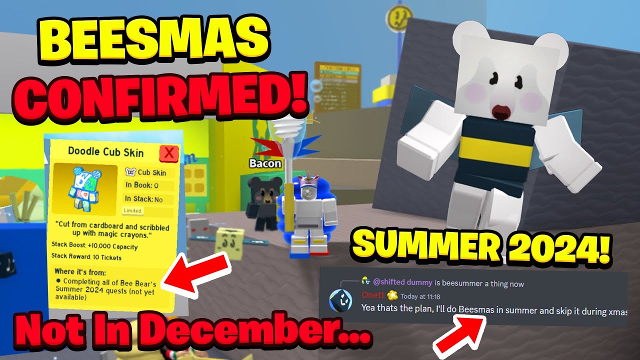 BEESMAS COMING IN SUMMER 2024 BUT NOT XMAS... + EVENT RELEASE DATE