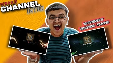 How To Make Intros For YouTube Videos (FREE & Easy) | YouTube Intro Maker 2023