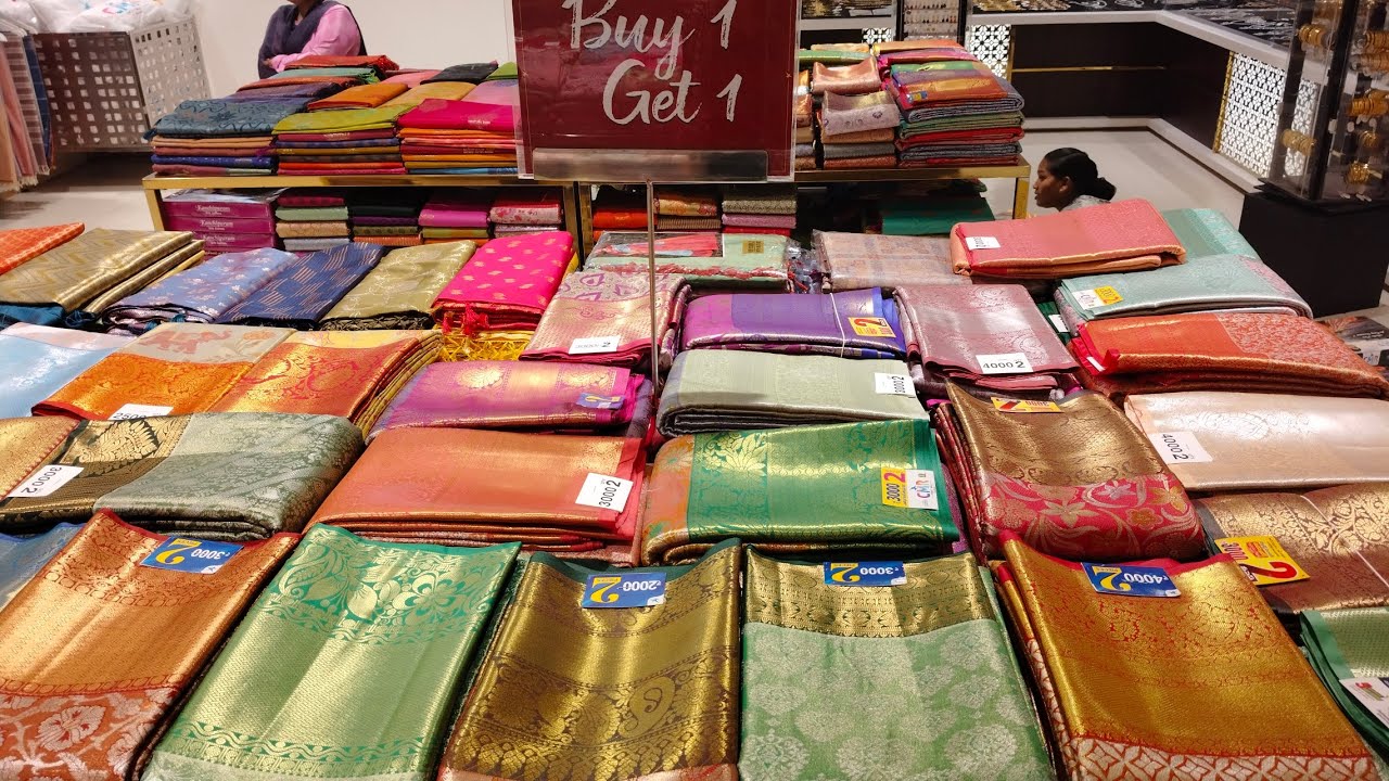 CMR Shopping mall latest sarees #shopping #newcollection #weddingcollection #trendingsarees #offers 