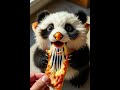 Hungry Pizza Panda Eats Pepperoni... WTF?! 🍕🐼💀