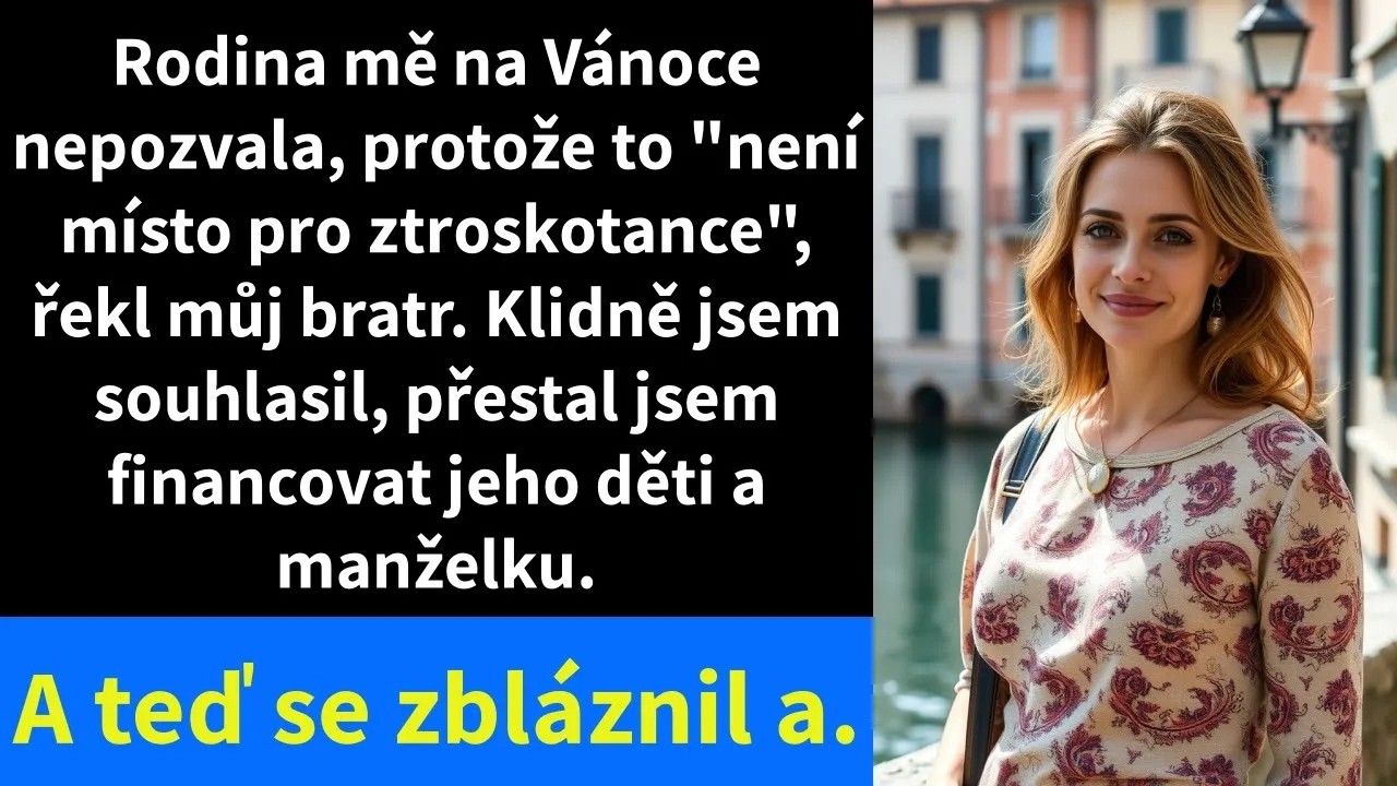 „Není tady místo pro poražené." Tohle mi řekl vlastní bratr na Štědrý den, před celou rodinou, zatímco jsem v ruce držela dárky pro jeho děti. Matka mlčela. Otec sklopil oči. Celé roky jsem...