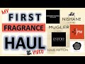 Fragrance HAUL 📦 – My VERY FIRST Haul Video | No Unboxing | Nishane,Mugler,Initio,FredericMalle,MFK