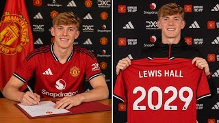 LEWIS HALL SIGNS FIVE YEARS CONTRACT WITH MANCHESTER UNITED! NEW LEFT BACK UNDER MICHAEL CARRICK!