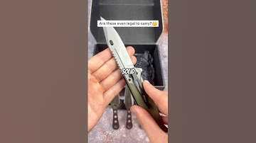 Are these knives LEGAL to carry???