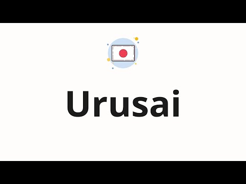 What Is Urusai In Japanese