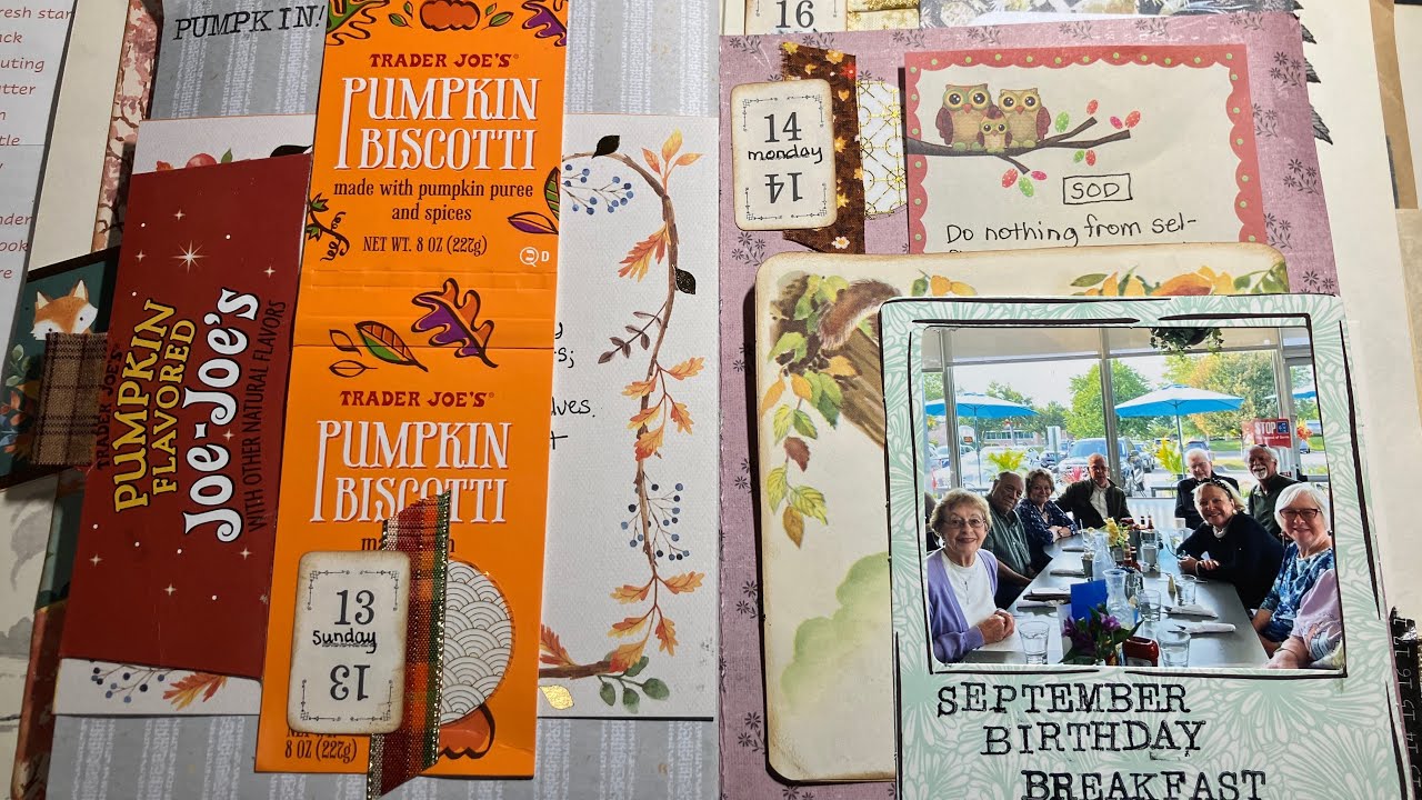 Autumn Junk Journal -Sept 11-22 - YouTube