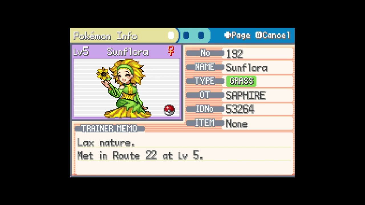 How to get Sunflora in Moemon Mega FireRed