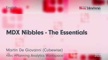 MDX Nibbles. The Essentials for IBM Planning Analytics