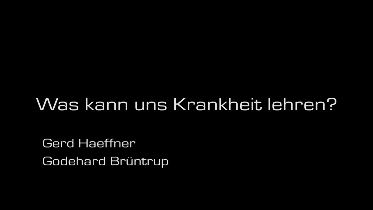 Gibt es einen guten Tod? - Was kann uns Krankheit lehren? - YouTube