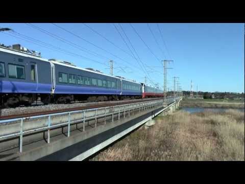 【サービスホーン！】E653系フレッシュひたち21号 水戸～勝田間通過@2013.1.1