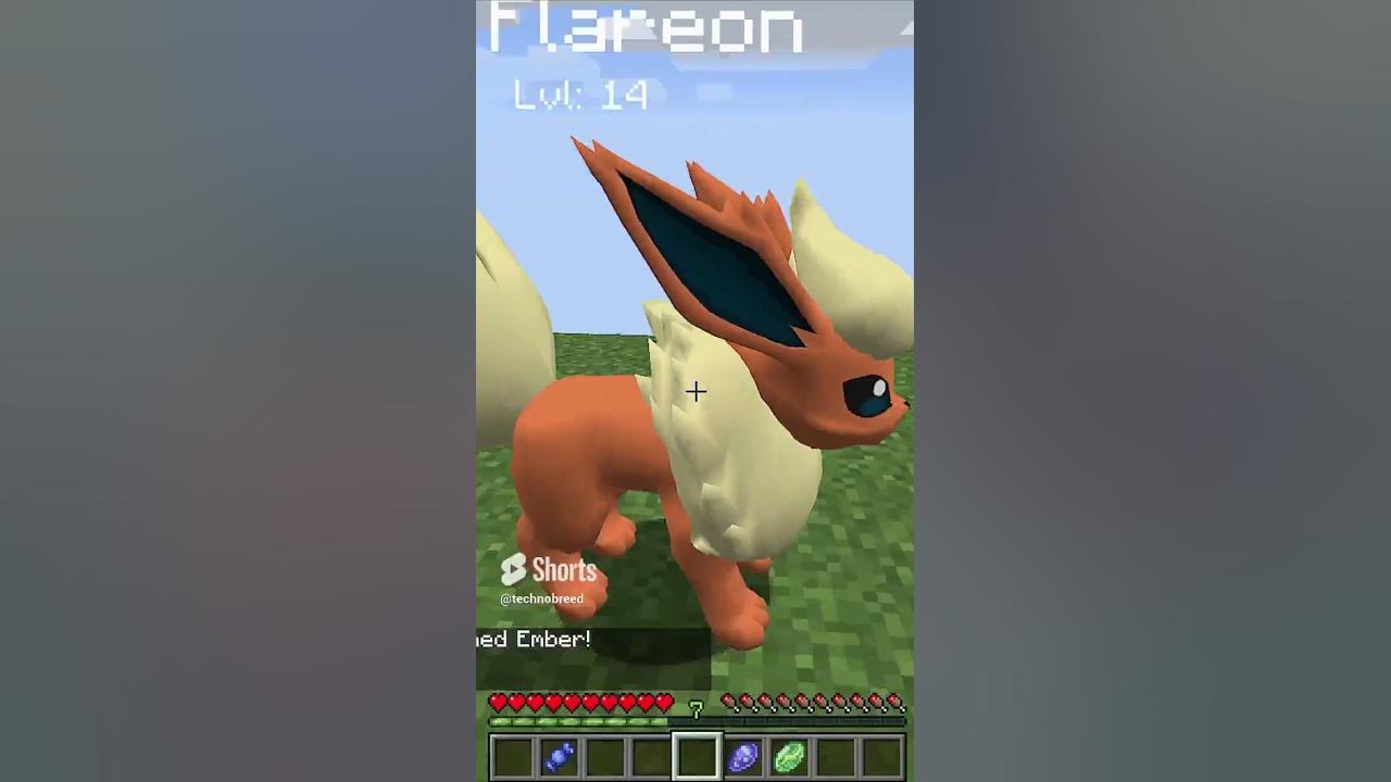 Pixelmon Eevee Evolution The Wonders of Eevee! minecraft shorts 