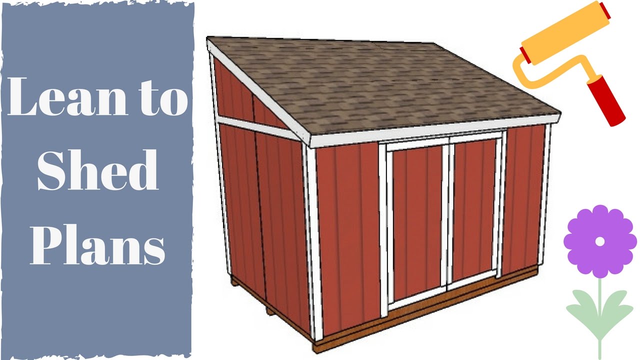 How to Build a Lean to Shed - YouTube