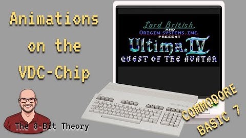The C128 re-creating Ultima 4