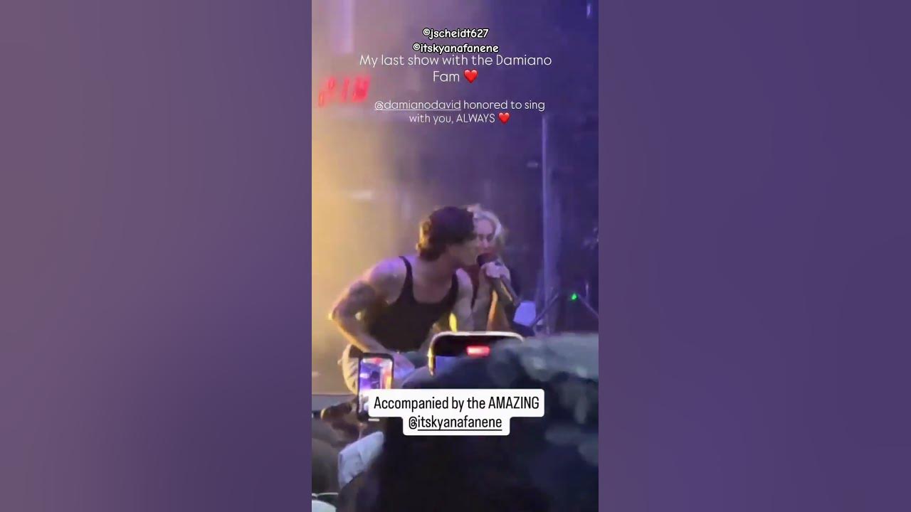 Damiano David🌟Kyana Fanene ,Zombie Lady Lollapalooza,Chicago 02/08/2025